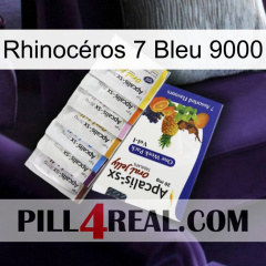Rhinocéros 7 Bleu 9000 11
